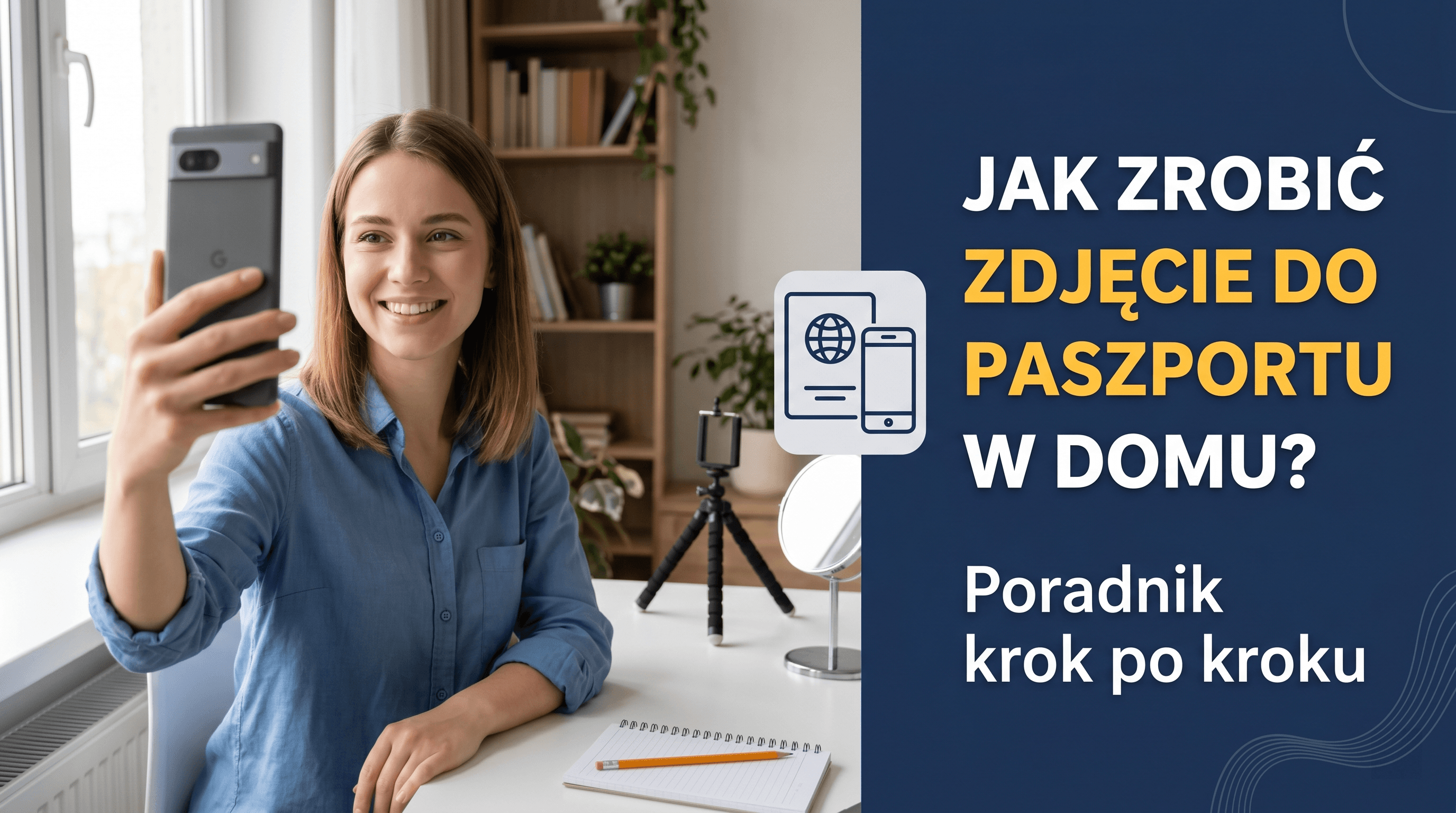 Jak zrobić zdjęcie do paszportu w domu?